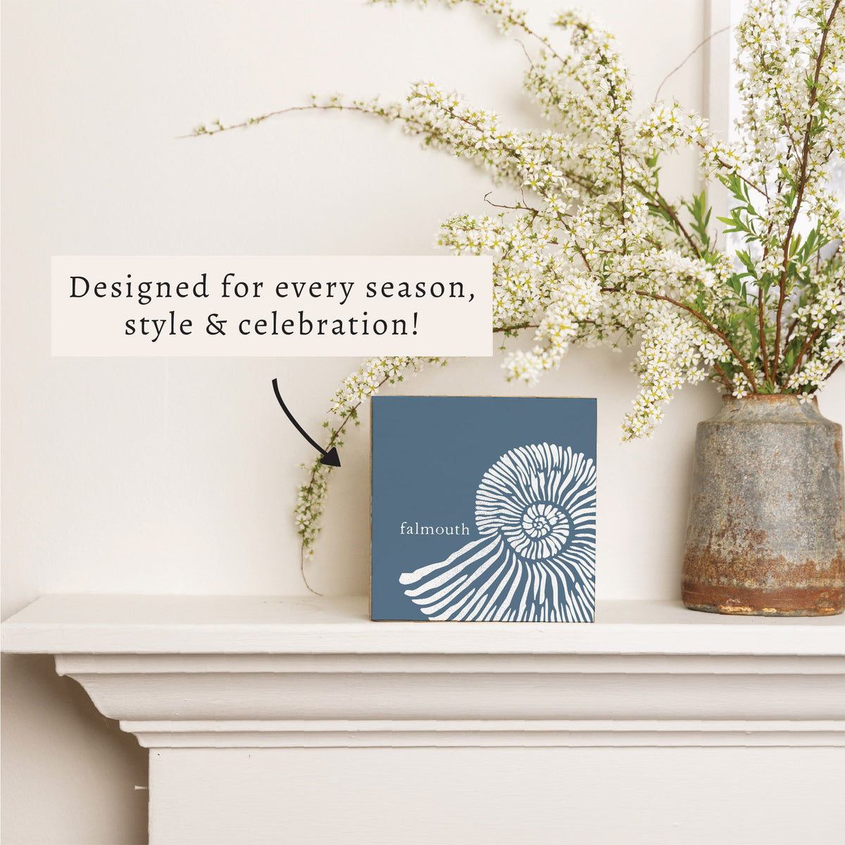 Shell Personalized Block Sign