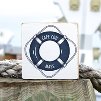 Personalized Lifesaver Decorative Wooden Block