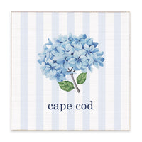 Blooming Hydrangea Personalized Block Sign