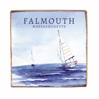 Open Sea Sailing Personalized Block Sign