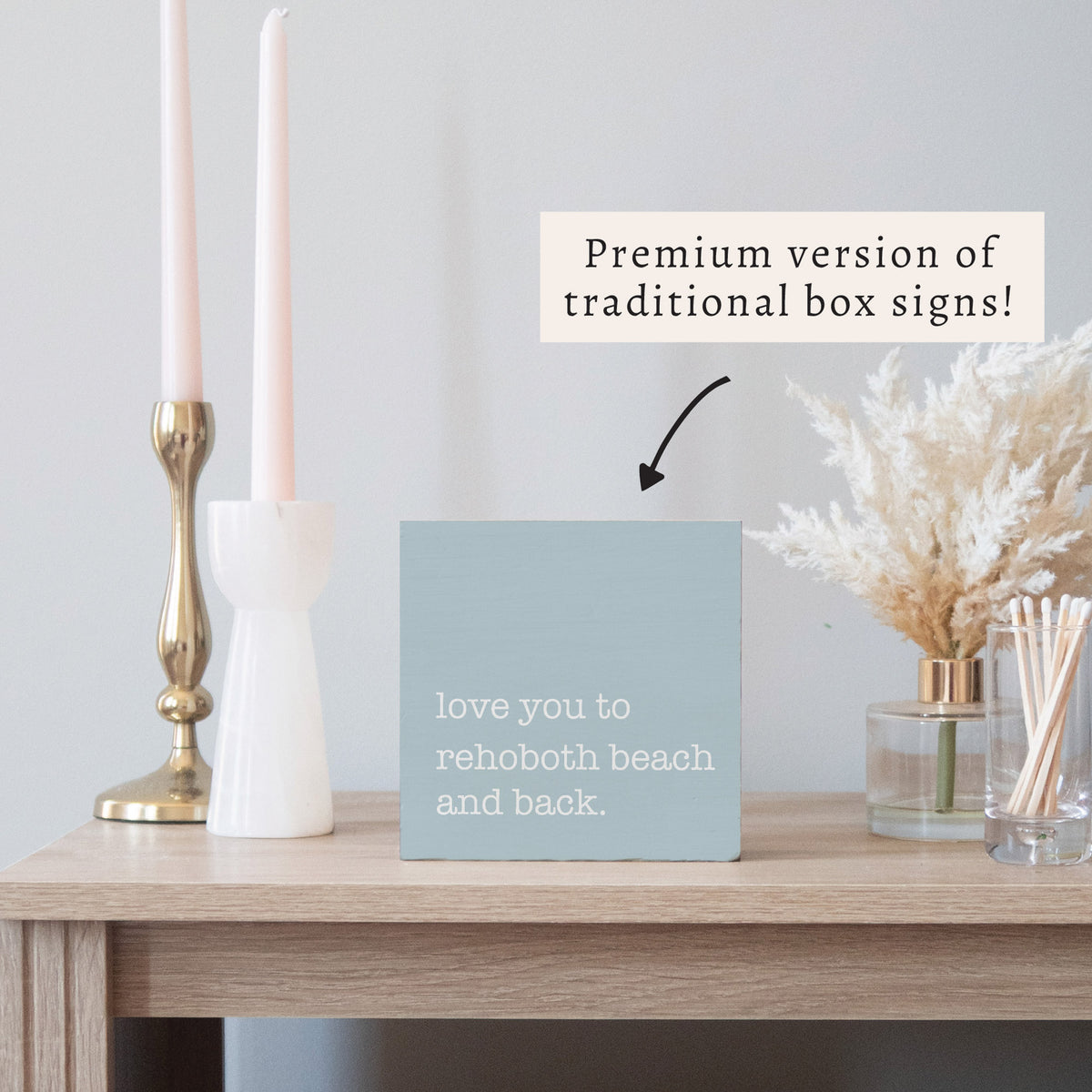 Love You To Personalized Block Sign