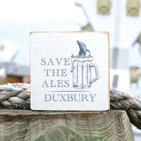 Save The Ales Personalized Block Sign