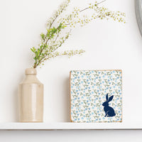 Bluebell Bunny Block Sign