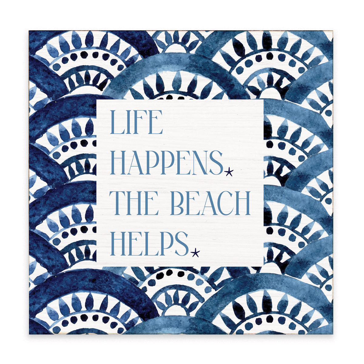 Love You To The Beach Sunset Block Sign
