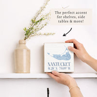 Nantucket Hydrangeas Block Sign