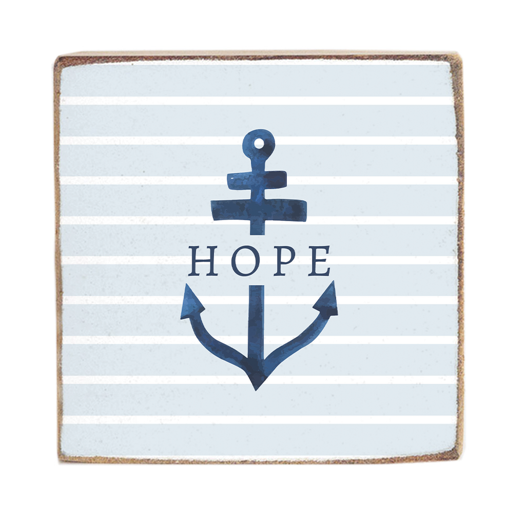 Hope Anchor Block Sign