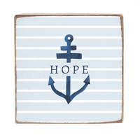 Hope Anchor Block Sign