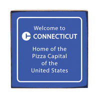 Connecticut Pizza Capital Block Sign