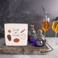 Trick Or Treat Halloween Square Block Sign