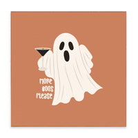 More Boos Please Halloween Block Sign