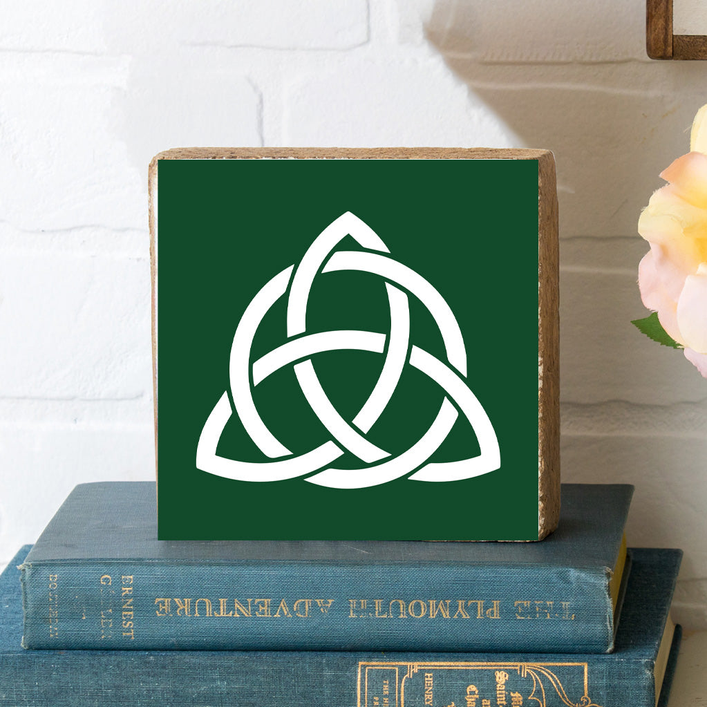 Celtic Knot Decorative Square Block Sign