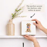 Patriotic Dog Block Sign