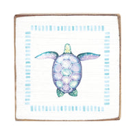 Sea Turtle Block Sign