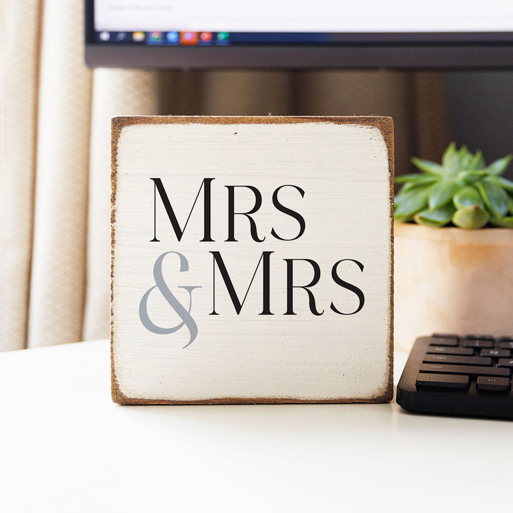 Mrs & Mrs Block Sign