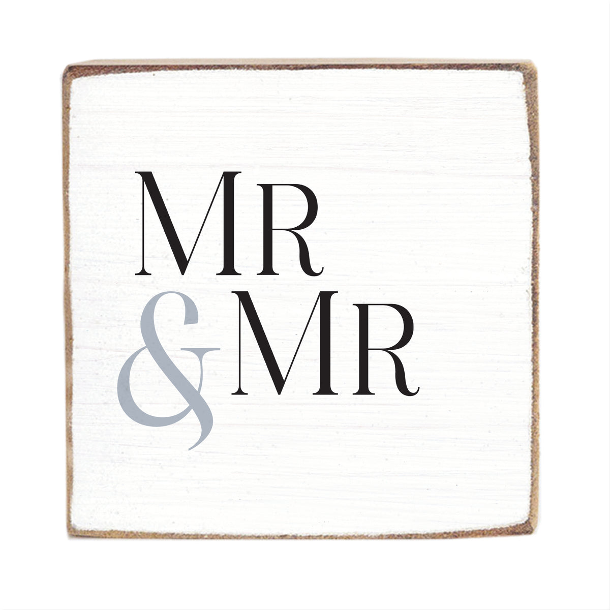 Mr & Mr Block Sign
