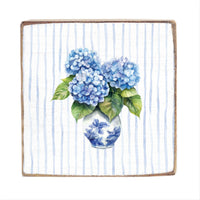 Hydrangea Vase Block Sign