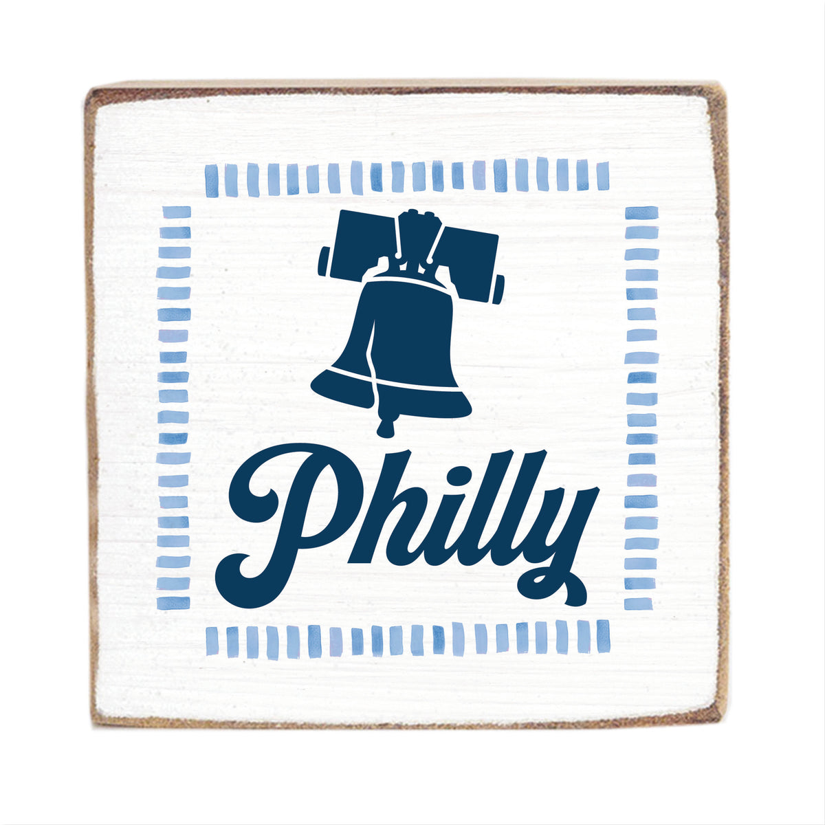 Philly Liberty Bell Block Sign