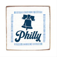 Philly Liberty Bell Block Sign