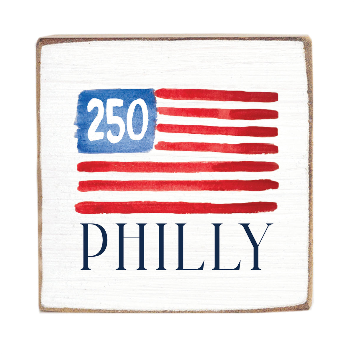 250 Amercian Philly Square Block Sign