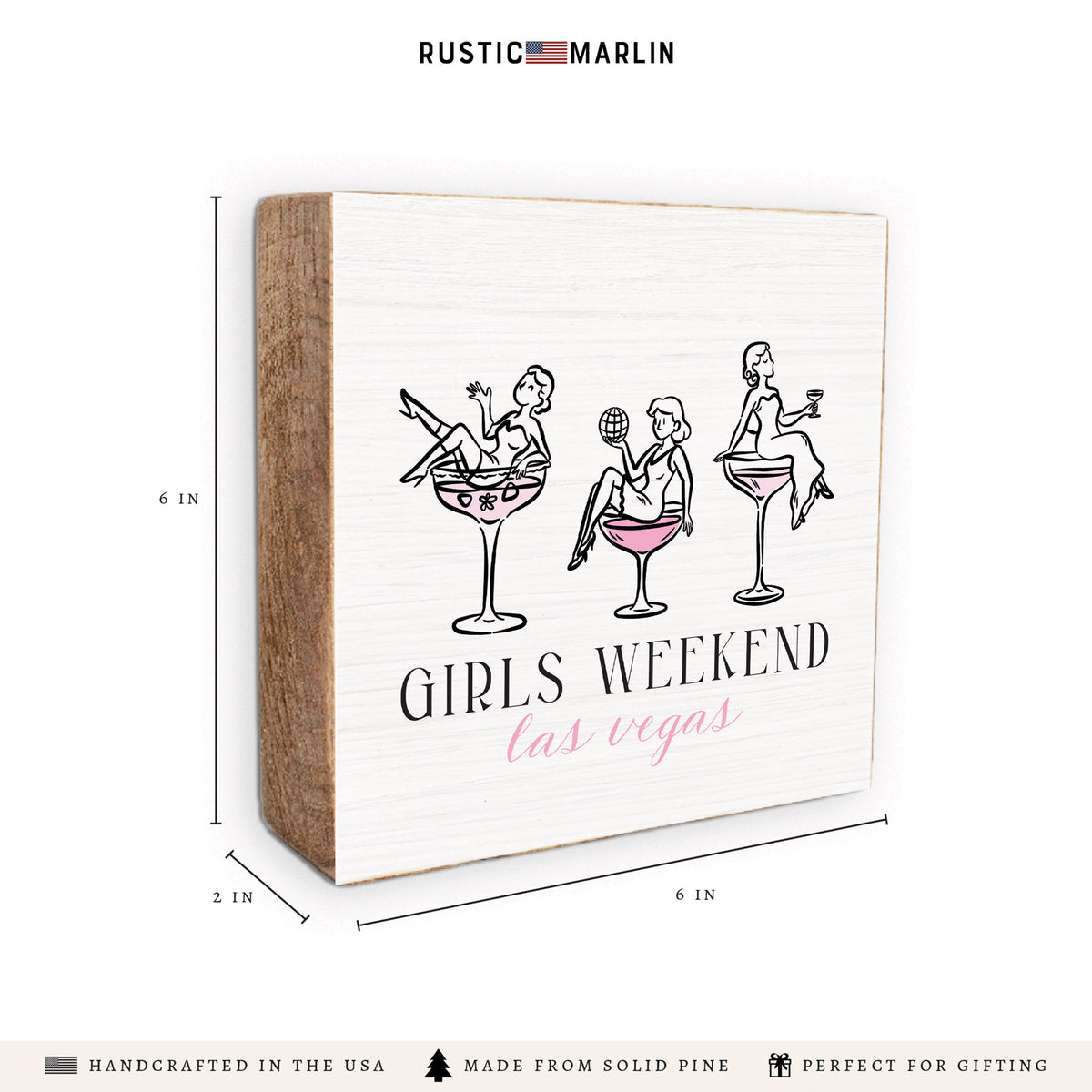 Las Vegas Girls Weekend Block Sign