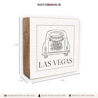 Las Vegas Just Married Block Sign