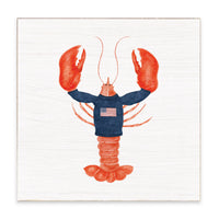 American Lobster Block Sign