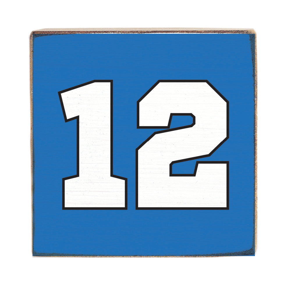 Seattle 12th Man Block Sign