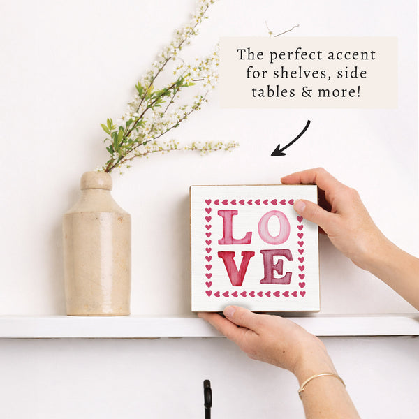 Love Stamp Block Sign