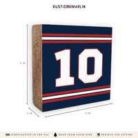 Pats #10 Block Sign