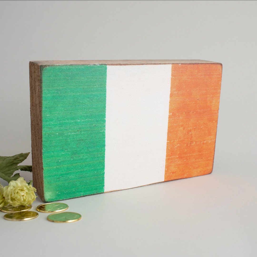 Flag of Ireland XL Block Sign