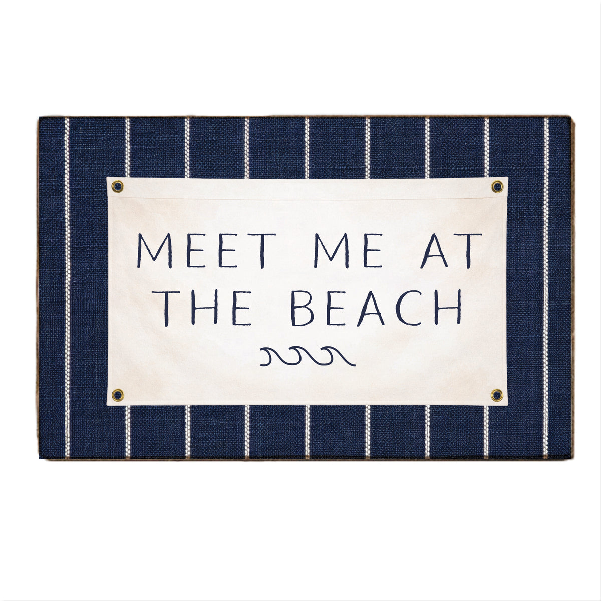Meet Me At The Beach Block Sign