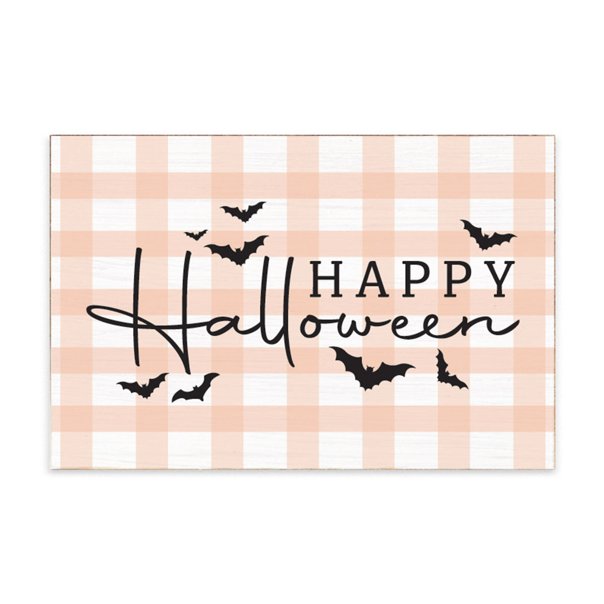 Happy Halloween Block Sign