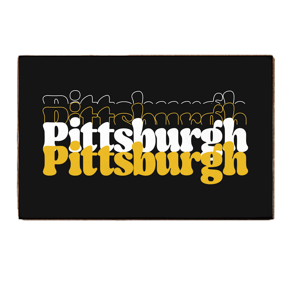 Pittsburgh Block Sign