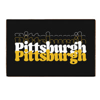 Pittsburgh Block Sign