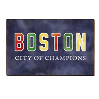 Boston City of Champions XL Block Sign