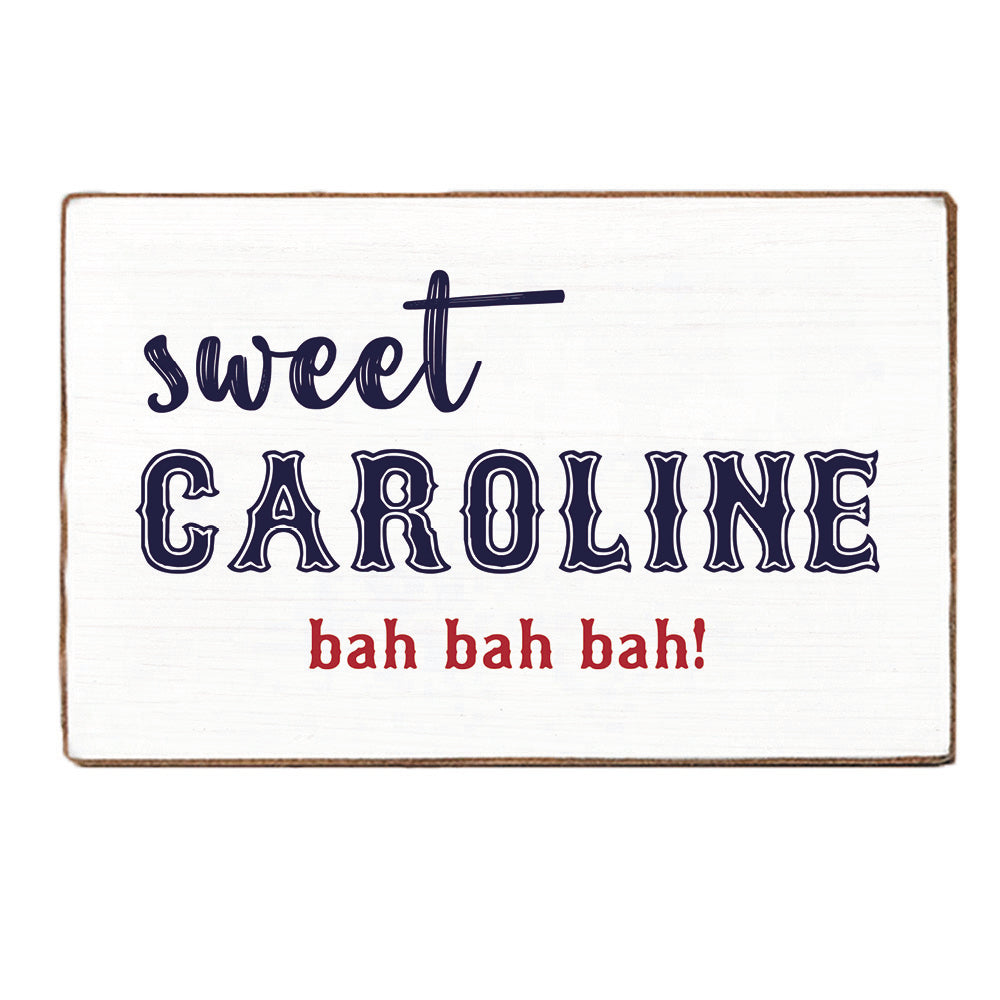 Sweet Caroline XL Block Sign