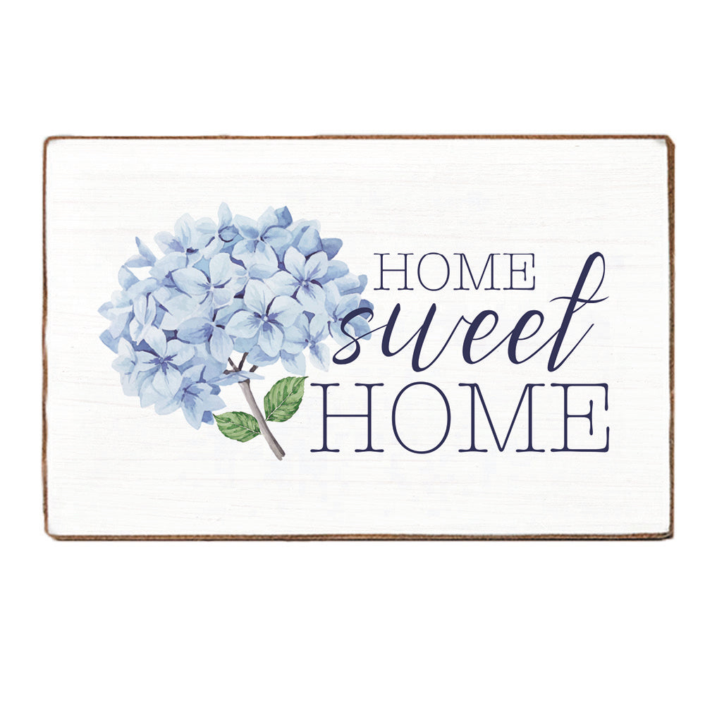 Endless Summer Hydrangea Home Sweet Home XL Block Sign