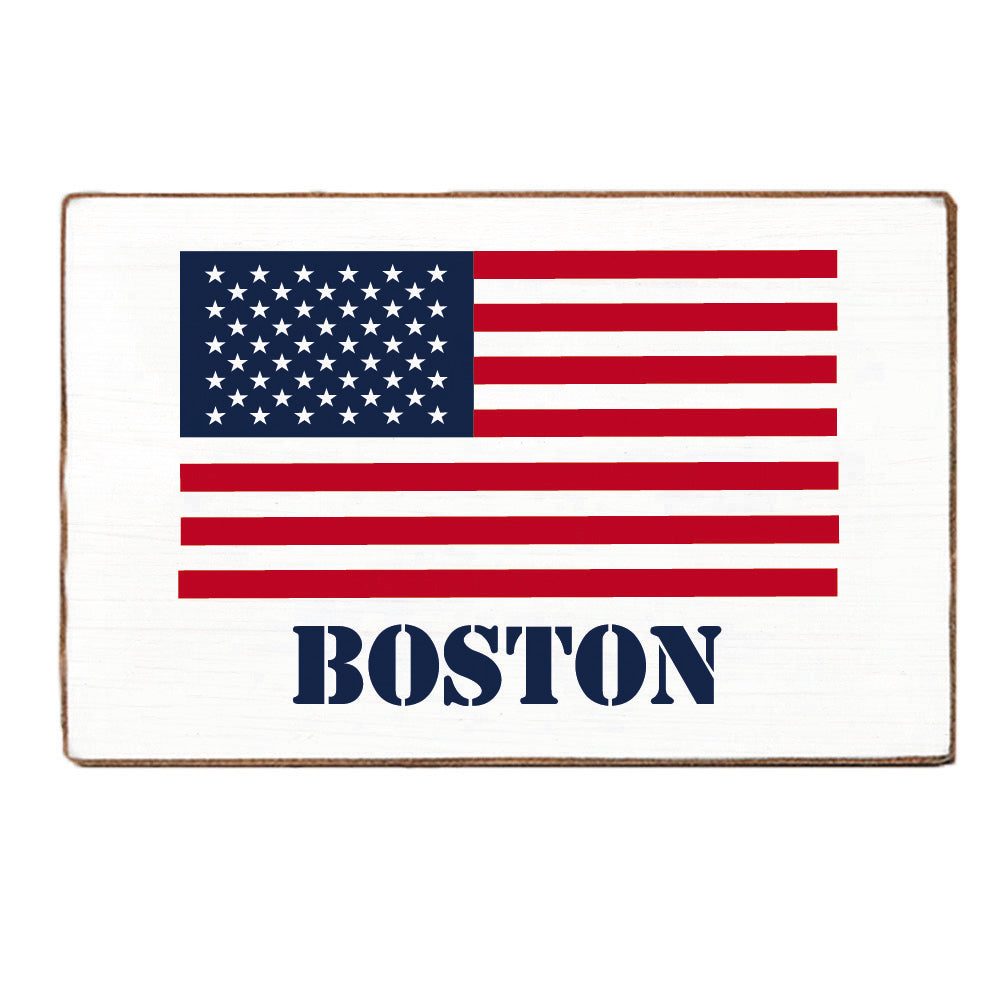 50 Stars Personalized XL Block Sign