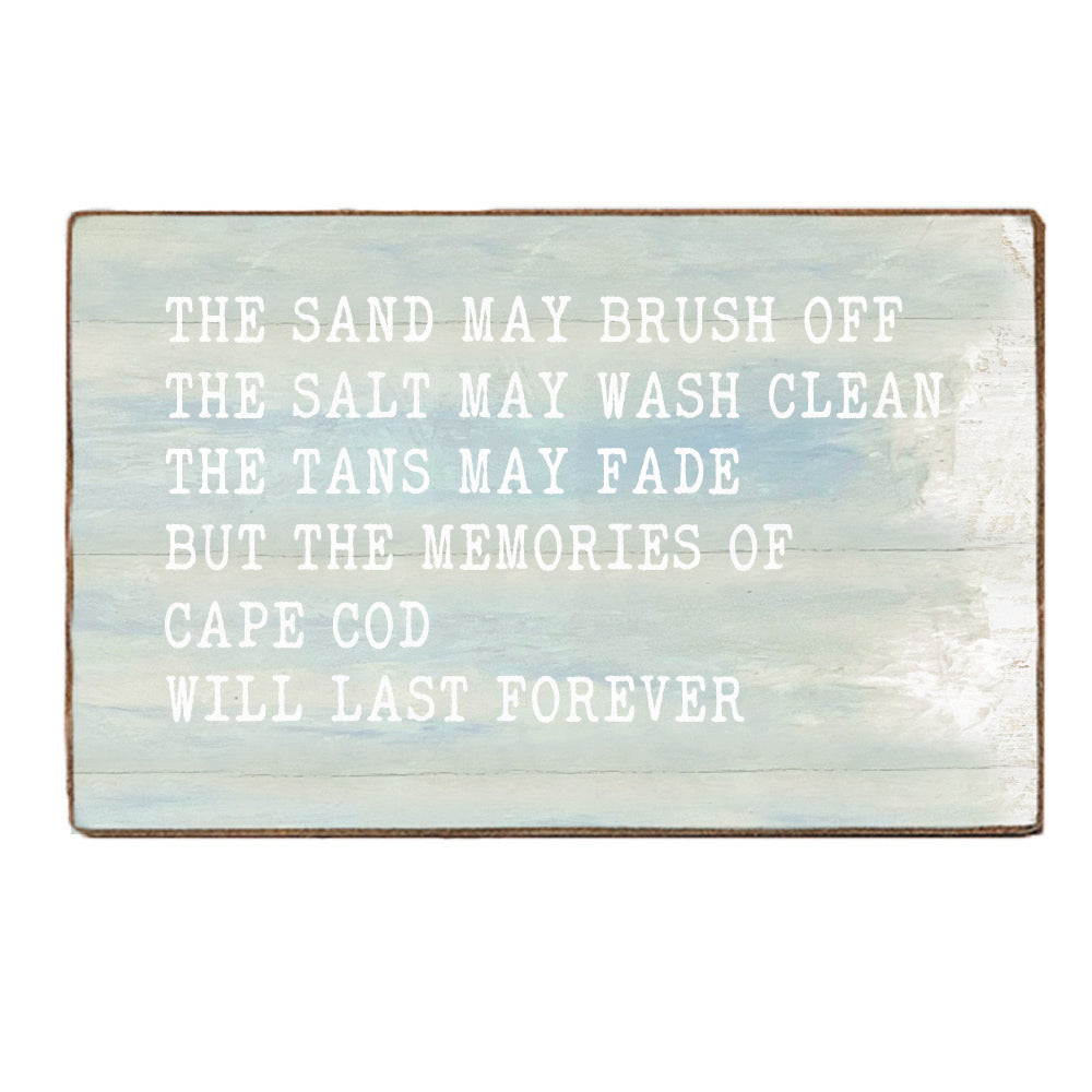 Memories Last Forever Personalized Block Sign