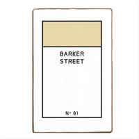 Game Board Tile Yellow Personalized Block Sign