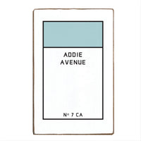 Game Board Tile Sea Blue Personalized XL Block Sign