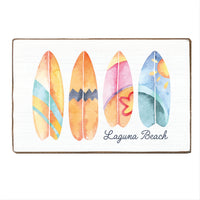 Surfboards Personalized Block Sign