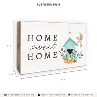 Home Sweet Home Block Sign