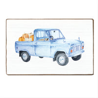 Harvest Truck Wood Block
