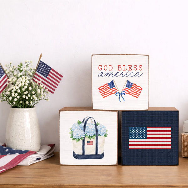 Americana Block Sign Bundle