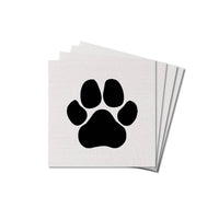 Paw Print Coaster Set