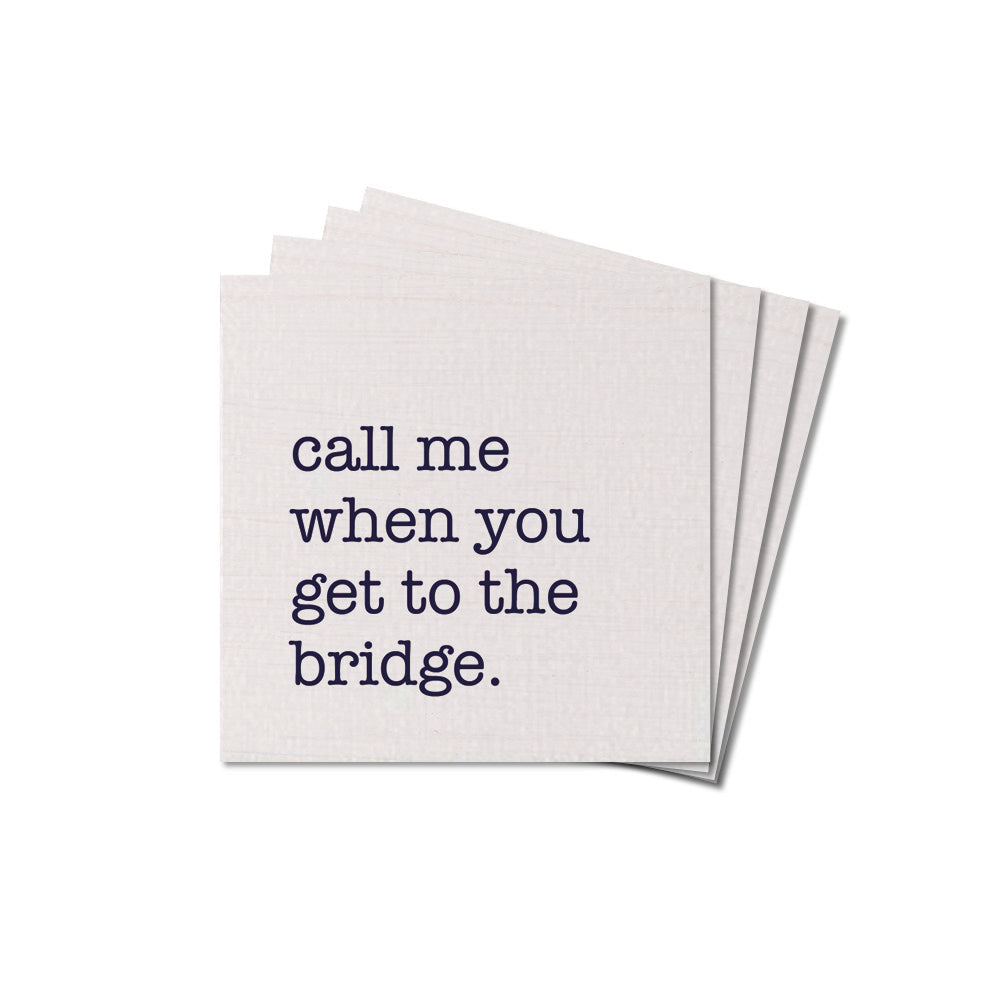 Call Me When You Get To The Bridge Coaster Set