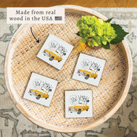 New York Taxi Coaster Set