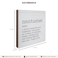 Nantucket Grey Definition Coaster Set