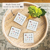 Nantucket Icons Coaster Set
